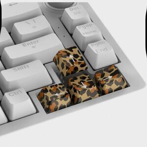 NEW Cheetah Leopard Keyboard Key Cap Accent Pack – Mechanical Keyboard